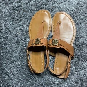 These are TH sandals in a Size: 8 1/2.